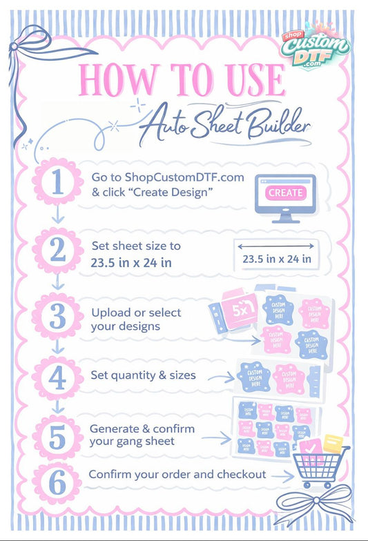 Sublimation Gang Sheet Builder - Auto Builder