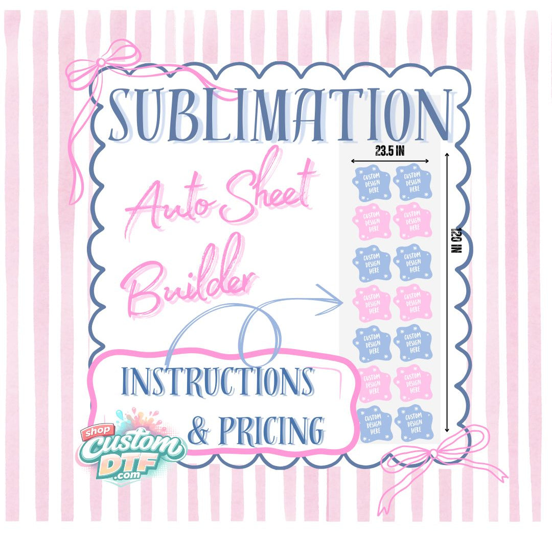 Sublimation Gang Sheet Builder - Auto Builder
