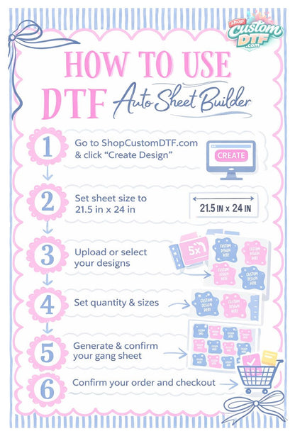 DTF Gang Sheet Builder - Auto Builder