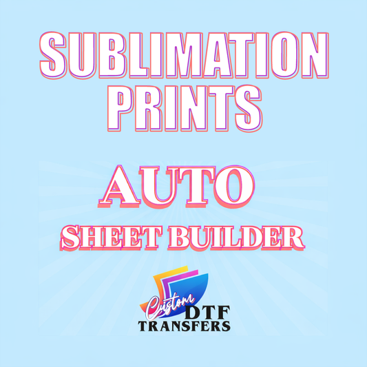 Sublimation Gang Sheet Builder - Auto Builder